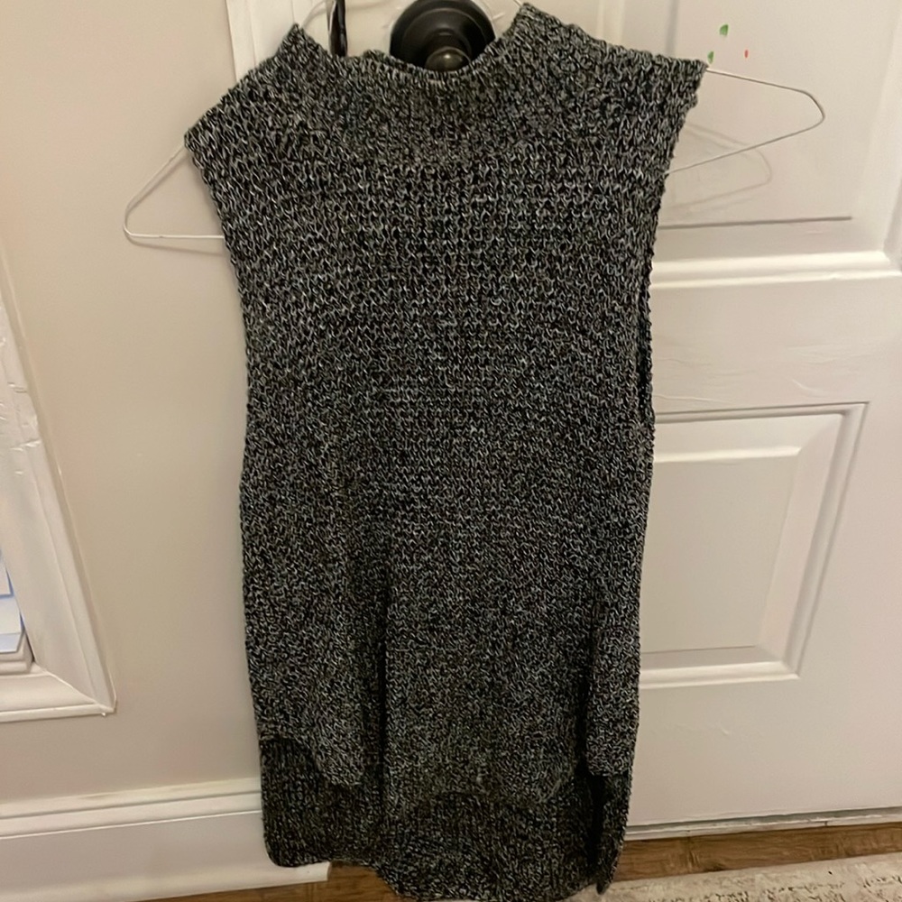 MINK Pink sleeveless sweater top.
